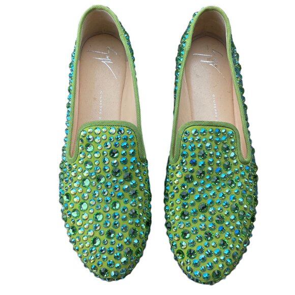 Giuseppe Zanotti Studded Smoking Slippers - Picture 1 of 10